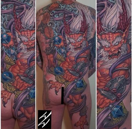 Bodyset - Walt Watts Raijin Back and Leg sleeve 